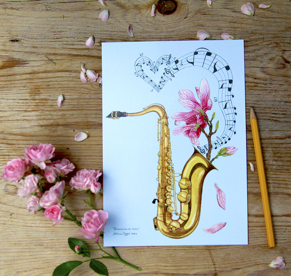 Saxofon-A5-vykort-stolroswebb